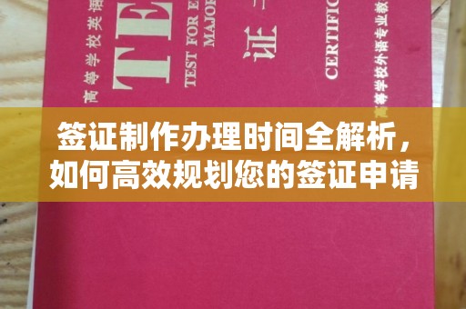 秀山签证制作办理时间全解析，如何高效规划您的签证申请流程