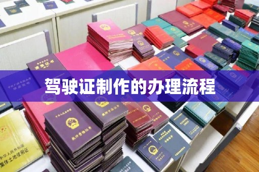 秀山驾驶证制作的办理流程