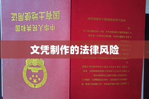 秀山文凭制作的法律风险